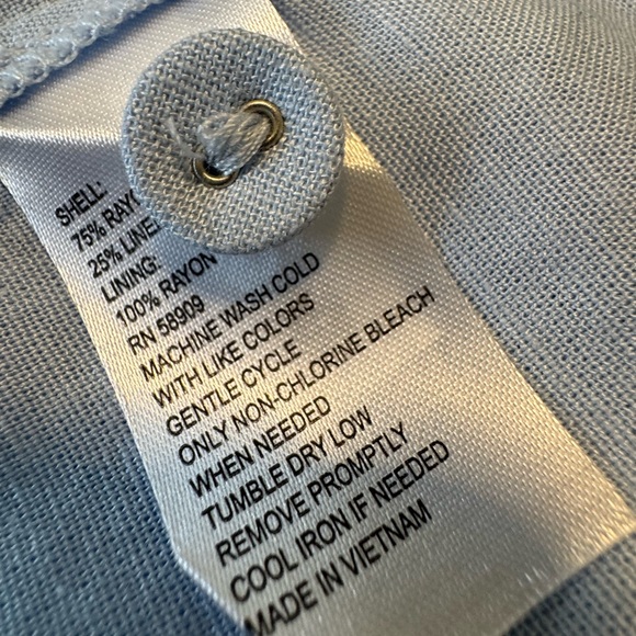 Alex Marie Blue Long Sleeve Dress - Picture 5 of 6